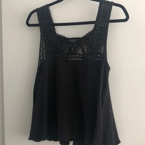 Free People open back blouse